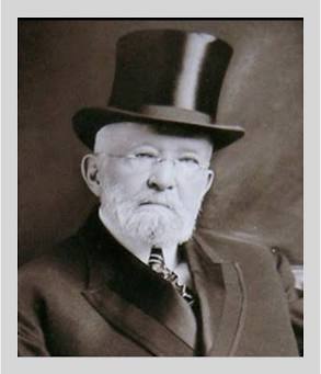 Colonel E.H. Taylor Jr. in a top hat
