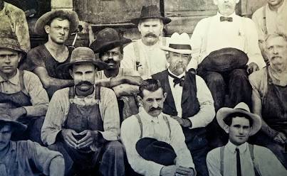 The Jack Daniel's distillery crew photographed around 1904